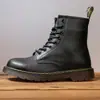 1460 popular clássico 8 furos Botas Martin sapatos masculinos DR botas de cano alto para casal couro britânico casual retrô macacão botas
