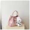 Bolso Cubo de Mano Plisado Moda Retro para Mujer 2026 Nuevo Estilo Coreano Bolso de Hombro para Chica Bolso Cruzado para el Trabajo