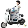 Funda Impermeable y a Prueba de Viento para Vehículo Eléctrico, Acolchada con Borrego Grueso para Invierno, Funda Impermeable y a Prueba de Viento para Motocicletas Eléctricas, Adecuada para Primavera, Otoño y Todas las Estaciones