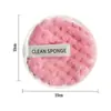 Esponja Limpiadora Xuanzi Tamaño Mediano Cuadros de Piña Terciopelo Removedor de Maquillaje Herramienta Especial para Lavado Facial Set de Polvera Esponja Portátil para Lavado Facial