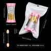 Polvo Brillante Transfronterizo Lentejuelas Gel Brillo de Estrella Sirena Pincel de Gel Sombra de Ojos de 2 Colores Set de Maquillaje Facial Corporal