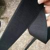 Bolsas de roupa de poliéster preto com Velcro colorido para atacado com fita de Velcro de cerdas gancho branco Velcro de nylon de lã