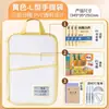 Bolsa de assunto em L, bolsa transparente de grande capacidade com zíper para documentos, bolsa de armazenamento de provas de PVC com abertura grande para estudantes