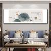 Mural de sala de estudio budista Prajna Paramita Sutra del Corazón caligrafía y pintura Pintura zen Pintura colgante para sala de estar Pintura decorativa para salón de té Placa