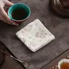 Paño de té estilo chino, Absorbente, Gama alta, Rectangular, Engrosado, Adecuado para el cuidado de la tetera, Paño para té, Accesorio para ceremonia del té inspirado en Zen