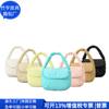 Bolsa de Mano Rellena de Algodón Reciclado Bolsa con Cremallera Reciclada Rpet Bolso de Hombro de Nailon Rpet Transfronterizo Fábrica Personalizada