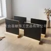 Vitrina de madera con mensaje decorativo, artesanías creativas, decoración retro de pizarra pequeña, directa de fábrica