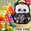Deli Panda 24 Colores Juguetes de Arcilla Niños Plastilina Infantil Hecho a Mano Arcilla Ultraligera Arcilla Hecha a Mano para Estudiantes