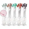 Guantes de Plástico de Goma Impermeables con Patrón Imprimible para Lavar Platos, Limpieza del Hogar, para Mujer