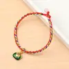 Festival do Barco-Dragão Linha de Cinco Cores Corda Colorida Pequeno Zongzi Pulseira Desenho Animado Feito à Mão Trançado Corda de Mão para Adultos e Crianças