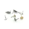 En Stock Aretes de Disco de Acero Inoxidable 316L, Aretes de Disco Dorados, Aretes con Forma de Botella, Accesorios para Aretes DIY, Aretes