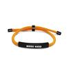 Pulsera de Cuerda Trenzada Multicolor Transfronteriza, Hay que Trabajar Duro, Regalo Conmemorativo para Amigos y Colegas, Pulsera de Acero Inoxidable Grabada
