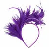 Decoración de Halloween Diadema Arcoíris Diadema de Plumas de Colores Adorno de Plumas Diadema Bola Foto