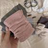Ropa de Primavera y Otoño Qixiaoqi para Niñas Jóvenes, Dobladillo Empalmado, Alta Elasticidad, Moderna y Elegante, Malla Hueca, Versátil y con Estilo