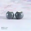 Contas Cerâmicas Esmaltadas Florais Coloridas de 12mm Acessórios para Pulseira com Furo Grande Peças Pequenas Contas Soltas Acessórios para Joias DIY