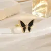 Anillo de Diamantes de Ola de Agua Retro de Lujo Ligero de Alta Gama Hoja Diamante Personalizado Versátil Diseño Nicho Apilado Anillo Dedo Índice