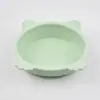 Amazon Tazón de Silicona para Comida de Gato Tazón de Comida con Ventosa para Bebé Anticaídas Tazón para Comer Infantil Tazón de Comida de Silicona de Grado Alimenticio