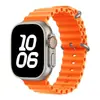 Para apple applewatch watch pulseira de silicone marinho com fivela preta pulseira s10 pulseira iwatch789