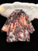 Camisa de Manga Corta con Estampado de Graffiti de Verano para Hombre, Venta Directa de Fábrica, Ajuste Holgado Versátil, Camisa Casual de Moda Estilo Coreano