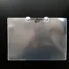 Bolsa colgante con ventosa, funda colgante para bolsa de documentos, bolsa para archivos de vidrio, tapa de caja de exhibición de información, caja de almacenamiento, caja colgante horizontal