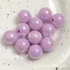 Miçangas acrílicas coloridas sortidas, miçangas redondas perfuradas na cor AB, acessórios para joias DIY, material para beadwork, atacado