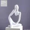 Popular Transfronteriza Nórdica Moderna Minimalista Figura Abstracta Arte Escultura de Arenisca Creativa Decoración para el Hogar Sala de Estar Hotel