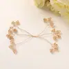 Moda Coreana Ramas de Flores de Cristal Ramas de Árbol Bilaterales DIY Hecho a Mano Cristal Retorcido Accesorios para el Cabello Antiguos Tocado Accesorios para Ropa