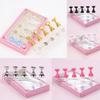 Soporte de práctica para nail art 5 piezas soporte de práctica tablero de ajedrez soporte para uñas soporte de práctica con base magnética soporte de exhibición de trabajo