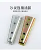Hebilla Colgante de Chincheta Hebilla de Enchufe Recto Hebilla de Fijación de Sofá Accesorios de Ferretería para Muebles Pieza de Combinación de Ensamblaje