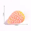 Micro-paisaje simulación fruta fresa burbuja espinosa modelo DIY bolsa ciega accesorios accesorios colgantes miniatura mini adornos pequeños