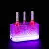 Balde de Gelo Personalizado Bar Balde de Gelo Brilhante led Balde de Champanhe Brilhante ktv Balde de Cerveja Bar Balde de Vinho Caixa Carregamento