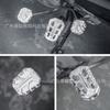 Adecuado para Pedal Modificado Amplio de Metal para Young Beast Cc110, Engranaje Colgante de Metal, Pedal Frontal y Trasero de Metal, Modificación de Pedal