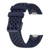 Adequado para Pulseira de Relógio Fitbit Charge6 Charge5 Estilo com Furos Cor Única Pulseira de Relógio de Silicone Estilo Igual ao Oficial
