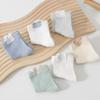 Calcetines de Malla Fina Transpirable de Verano para Niños y Niñas con Dibujos Animados Ins Color Sólido Bebé Niños Clase A Calcetines de Primavera y Verano