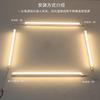Tubo de Luz LED T5 con Soporte Integrado para Uso Comercial, Tira de 1.2 m de Largo, Luz de Techo Empotrable Regulable en Tres Colores, Tubo Luz Diurna