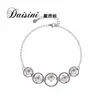 Desini nuevo color transfronterizo joyería de diamantes Mosan moda europea y americana lujo geométrico pulsera fabricantes al por mayor