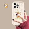 Caqui Boa Sorte Adequado para Capa de Celular Apple 17Pro Iphone16Promax Criativo 15 Nicho 14 Fofo 13