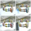 Pulsera de Cerámica de Jingdezhen, Regalo de Estilo Chino Tradicional, Tejida a Mano, Fresca y Versátil para Niñas, Nueva Pulsera de Hilo de Cerámica Estilo Chino