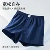 Pantalones de punto a cuadros para hombre de ajuste holgado transfronterizos, adecuados para usar al aire libre, shorts de dormir para hombre, talla grande, boxers
