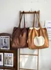 Otoño e Invierno Nuevo Lindo Bolso Tote de Cordón de Lana de Cordero Cruzado Comercio Exterior Atmósfera Invernal Bolso de Hombro Único Lindo Bolso para Mujer