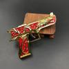 Comer frango modelo totalmente metálico crianças brinquedo de pistola retrô nostálgico Desert Eagle P92 armas de liga atacadista