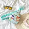 Bolsa Transversal Judy Coelho Desenho Animado Infantil, Bolsa de Peito para Meninas Sair, Porta-Moedas Fofo, Bolsa de Ombro Estilosa para Meninos Pequenos