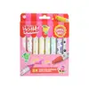 Plumas de acuarela perfumadas de doble punta de 8 colores para niños, estudiantes de primaria, libros para colorear de jardín de infantes, plumas de garabateo, plumas de acuarela con sello