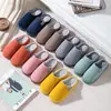 Pantuflas de Algodón de Invierno para Mujer, Antideslizantes, Forradas de Felpa, Calientes para Maternidad, Zapatos de Interior para Hogar, Pareja, Hombres, Lindas Pantuflas de Algodón para Invierno