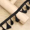26-Encaje de Flecos de Borla de Poliéster Multicolor Toalla de Baño Mantel Manta Cortina Falda Delantal Ropa Accesorios Decorativos