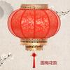 Lanterna de pele de carneiro antiga, impressão de publicidade ao ar livre, lanterna do palácio vermelho, decoração suspensa, estilo chinês, lustre de cabaça de cera à prova d'água