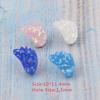 Cuentas de resina sintética de ópalo con orificios pequeños de 1,5 mm para joyería DIY, tamaño 10 x 11,4 mm.