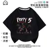 Camiseta de Manga Curta Poppy Playtime Prototype para Homens, Mulheres e Crianças, Roupa Camiseta Poppy Playtime Verão