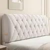 Cojín de Cabecera Bolsa Suave Almohada de Espalda Cabecera Doble Grande Cojín de Espalda para Cama Tatami de Cabecera Autoadhesivo Extraíble y Lavable
