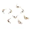 Accesorios para Joyería DIY Transfronterizos al por Mayor Hierro Multicolor Bucle Simple Cierre Doble Materiales para Hacer Collares y Pulseras Hechos a Mano